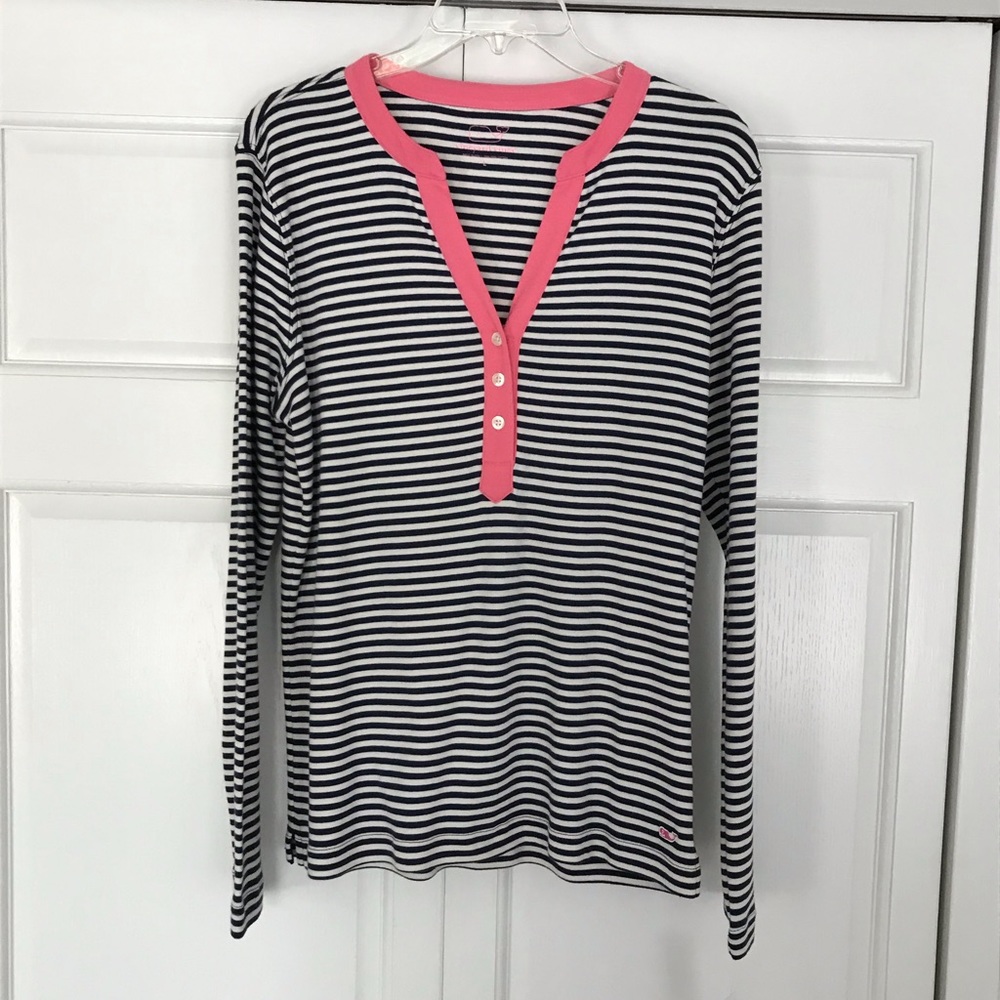Vineyard Vines Stripe Knit Top.